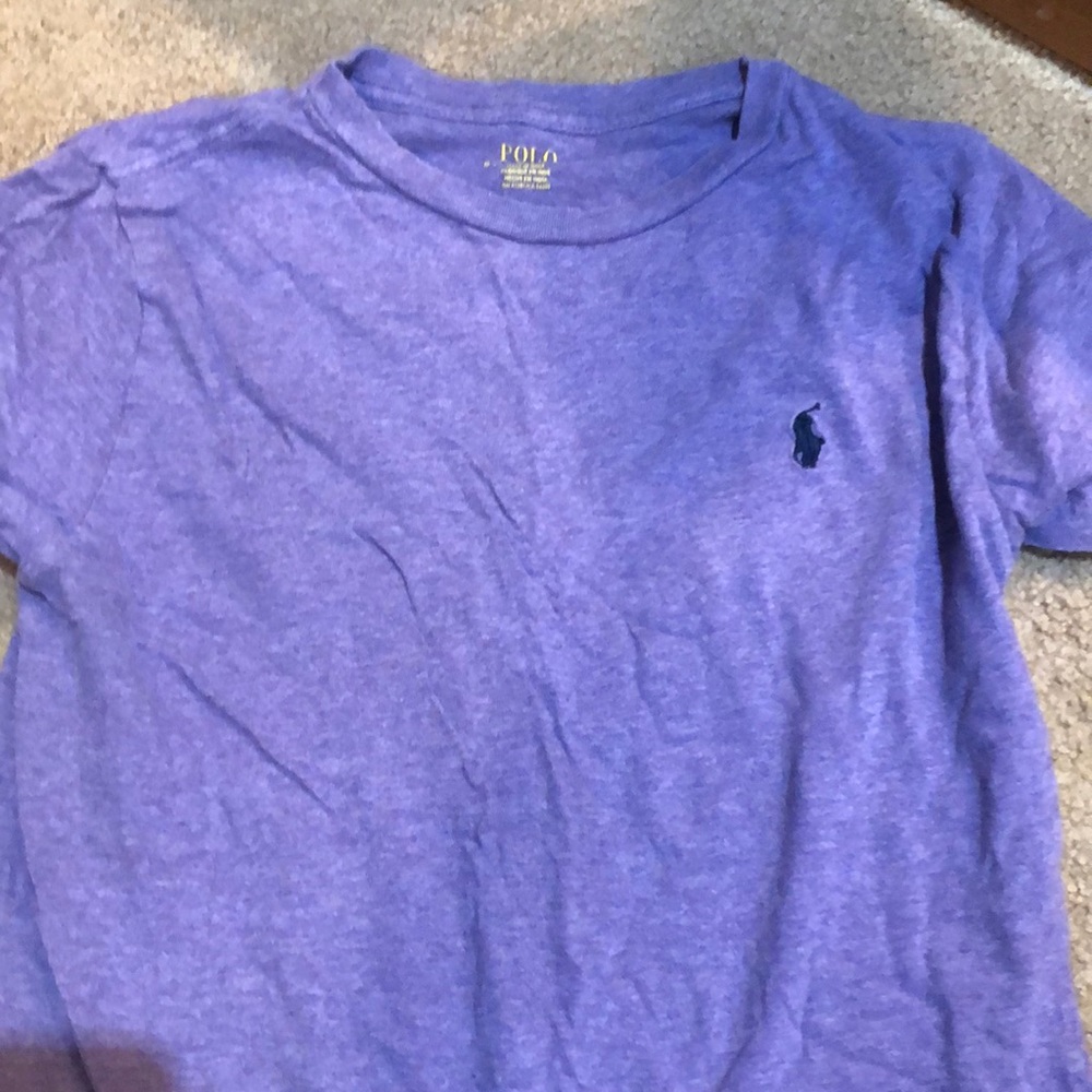 purple polo tee